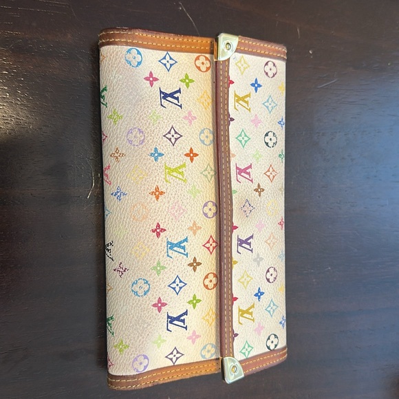 Louis Vuitton Multicolor and Brown Wallet Set - Picture 2 of 8